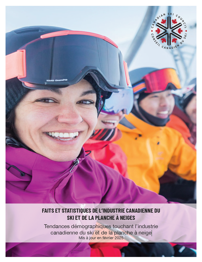 FAITS ET STATISTIQUES DE L’INDUSTRIE CANADIENNE DU SKI ET DE LA PLANCHE À NEIGES Mis à jour en février 2025